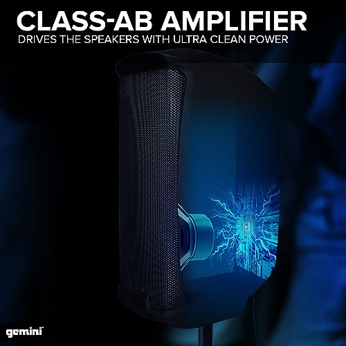 Gemini Sound AS-2115BT Active 15 Inch Woofer 2000 Watt Dj Monitor Powered Amplified Pa Speakers System thumb #5
