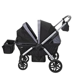 Safety 1st Summit Wagon Stroller for 2 Kids, Baby Wagon Stroller Includes Removable Child Tray, Stroller Wagon with 2 Cup Holders, High Street