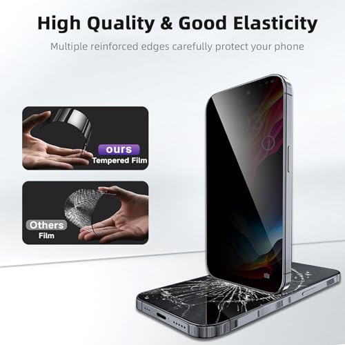 Avoar IPHONE 14 PLUS/IPHONE 13 PRO MAX 2 Pack Privacy Screen Protector thumb #5