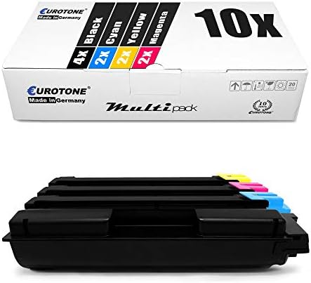 Replacement Cartridge for Triumph-Adler CLP 4726 P-C 2660 DN 4 x BK, 2 ...