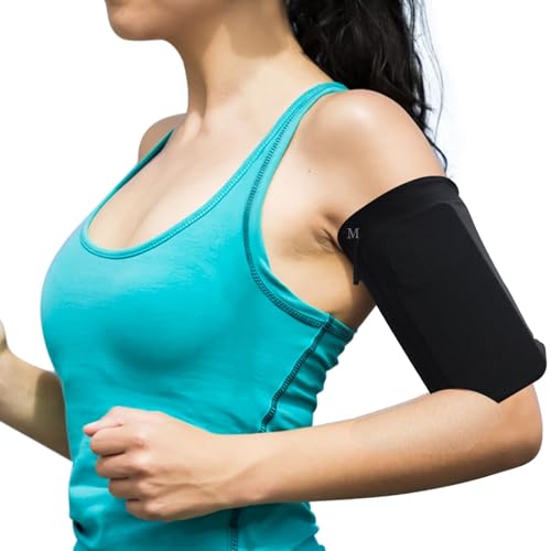 SILADKN Running Phone Armband, Larger Storage, Sturdy