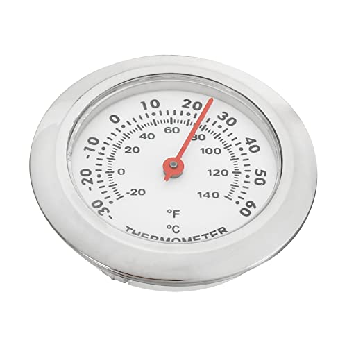 PATIKIL - PATIKIL 1.46Pouce Mini Interne Externe Thermomètre, Température Monitor Celsius/Fahrenheit Gauge No Batterie avec Requis pour Serre Table Salle, Argent