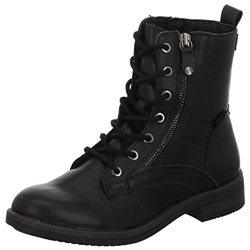 Tamaris Femme Bottines, Dame Bottines,TOUCHit,Bottes,Demi-Bottes,Bottillon,Plat,Black,39 EU