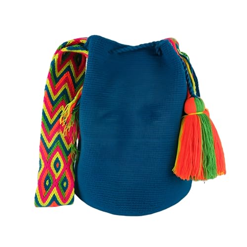 WAYUU bags plain color Colombian handmade crossbody mochila colorful strap ship from Colombia