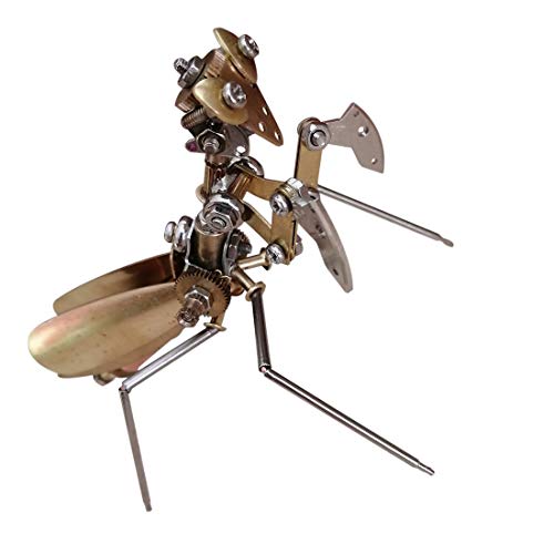 Amazon.co.jp: 金属メカ カマキリ パズル モデル キット、家の装飾の