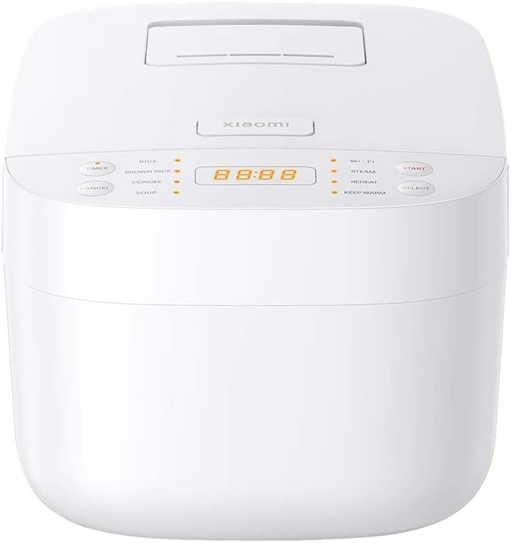 Xiaomi Smart Cuiseur à riz électrique multifonction avec 8 fonctions de cuisson, télécommande via application, cuisson haute puissance 3 l