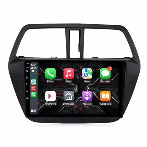GPS Voiture pour Suzuki SX4 s-Cross Carplay Sans Fil Écran HD