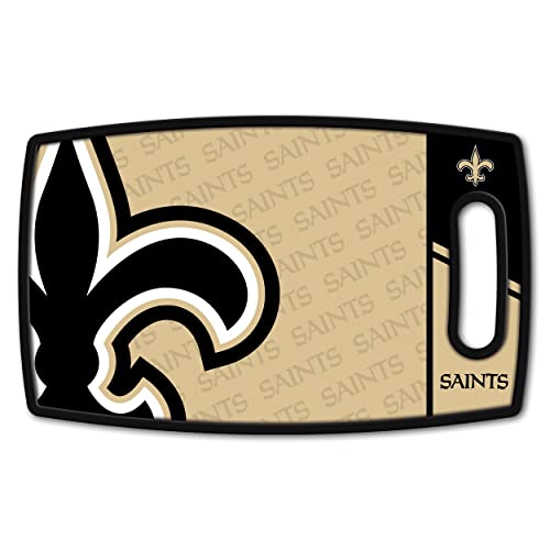 Image of YouTheFan NFL New Orleans Saints Logo Series Cutting Board