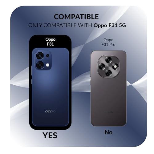 Image of Back Cover Case for Oppo F31 5G | 360 Protection Mobile Phone Case Mag-Safe | Camera Protection | Oppo F31 5+g Back Cover | Oppo F 31 5G - Black TPU+PC