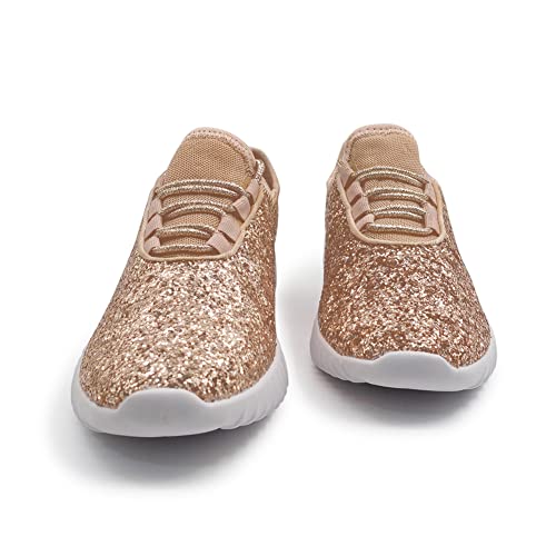 Image of K KIP WOK Fashion Glitter Sneakers for Womens Silp On Running Shoes Lightweigt Tennis Walking Sneakers