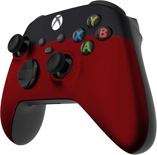 Image of Custom Controllerzz Wireless Controller for Microsoft Xbox Series X /S & Xbox One - Custom Soft Touch Feel - Custom Xbox Series X /S Controller (X /S Red & Black Fade)