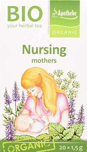 IREALIST Nursing Tea for Breastfeeding Mothers stimulating Mother's Milk 20 x 1.5g Tea Bags by Apotheke Organic