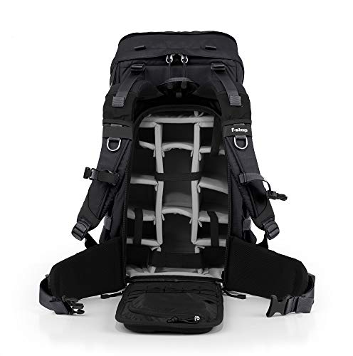 f-stop – Tilopa 50L Bundle – Adventure Camera Backpack for DSLR, Outdoor, Travel, Photo Gear Protection – Includes Modular Internal Camera Unit Storage Insert, Rain Cover (Anthracite Black)