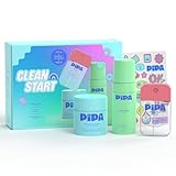 Pipa Skincare Clean Start Bundle for Kids & Tweens – Glow Go Mist, Smooth Operator Moisturizer, and Squeaky Clean Cleanser for Gentle, Hydrating, and Effective Daily Skincare - Kids Skin Care Gift Set