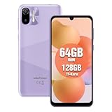 Ulefone Note 6T Smartphone Ohne Vertrag (2023) Android 12 OS, 4G Handy 64GB ROM 128GB Erweiterbar mit 13MP Hauptkamera 6,1 Zoll HD+ 3 Slots/Face ID/GPS/WiFi/FM Dual SIM Handy-Lila