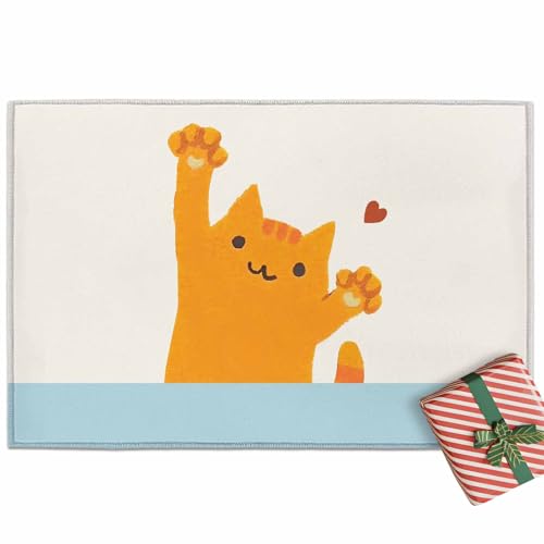 Vamjump ���փ}�b�g �h�A�}�b�g �L����� �a�� �G������ �I�����W�F �F ���O ���� ����~�� �Ɩ��p �ƒ�p �G���g�����X �D���Ƃ� �z�� �O���[ 45x75cm