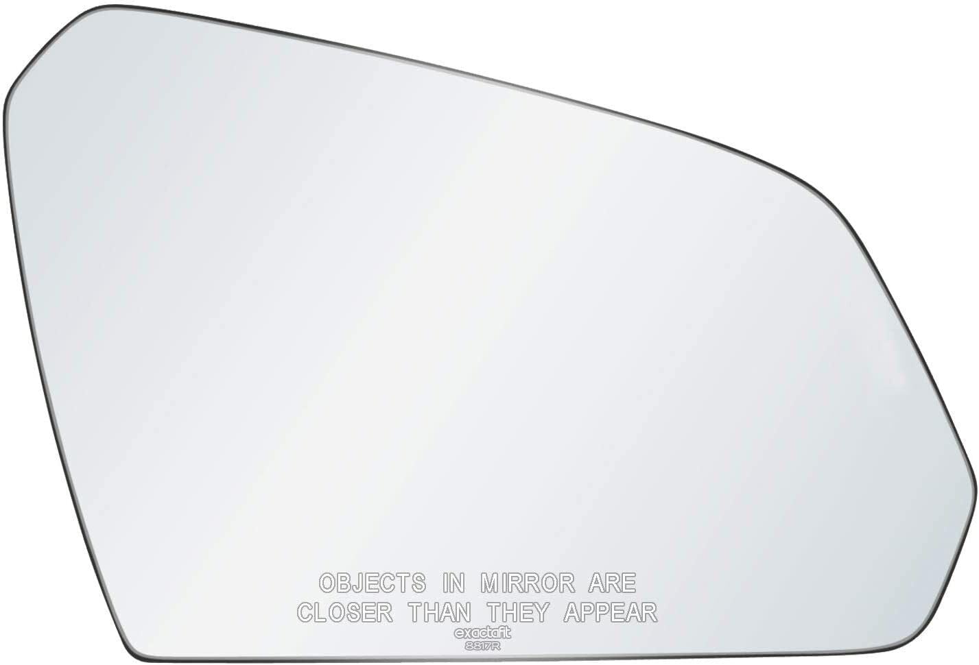 Passenger Side Mirror Glass Replacement For 2015 2016 2017 2018 2019 Hyundai Sonata Right Door Rear View Convext Mirrors exactafit 8817R