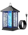 REOGLE Bug Zapper Indoor & Outdoor with Auto Smart Light Sensor, 4000V Electric Mosquito Zapper, Insect Fly Trapper, Covers 2100?sq?ft, IPX4 Waterproof Mosquito Lamp for Patio, Garage, Backyard, Porch