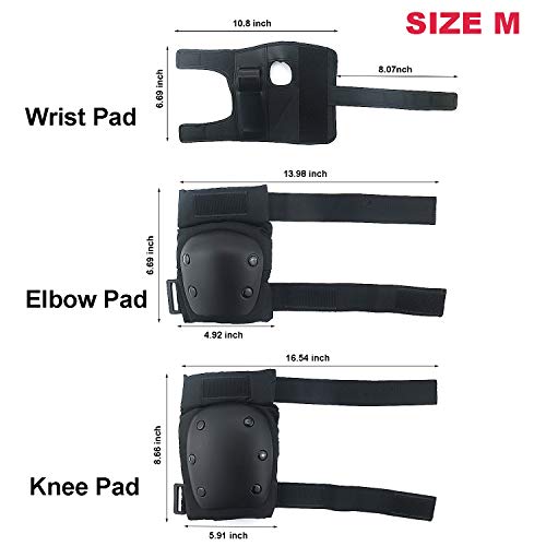 FUCNEN Scooter Protective Gear with Knee Elbow Pads Wrist Guards Helmet for Kids/Teens/Adults Safety Gear for Scooter… - Image 5