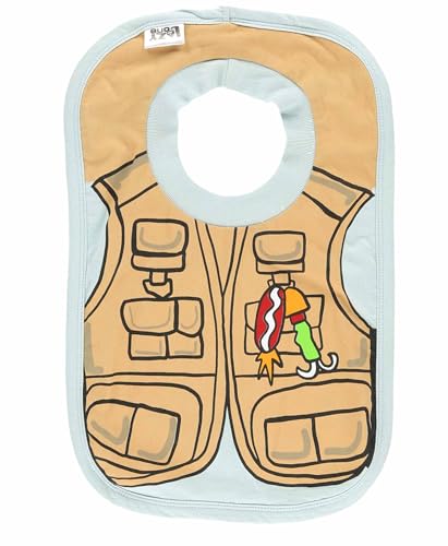 Image of LazyOne Animal-Print Baby Bibs, Cute Baby Shower Gifts, One Size