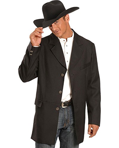 Scully Rangewear Mens Black Polyester Three Button Sport Coat Blazer4