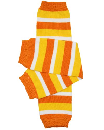 Halloween baby & toddler Leg Warmers for Girls & Boys in various styles (Newborn (up to 12 pounds), Candy Corn)