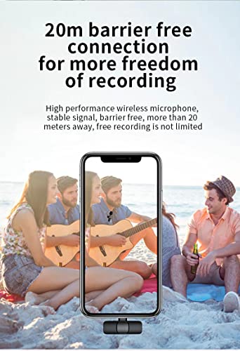 Image of BKN Wireless Collar Microphone for All Type C Mobile & Laptop Devices with On Recording Mobile Charging Port Just Plug and Play | Noise Cancellation | NO APP or Bluetooth Needed Portable