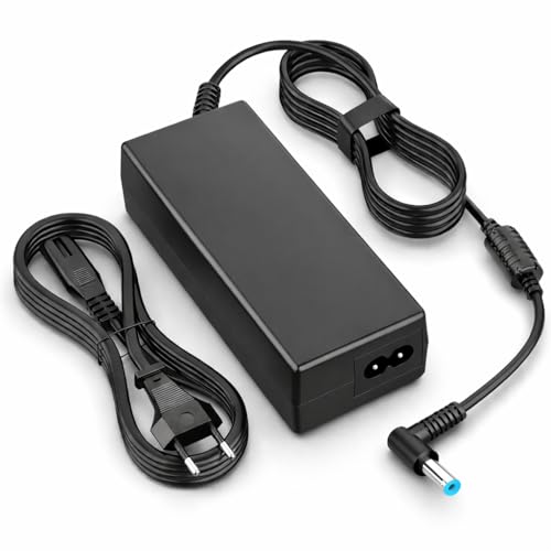Chargeur pour Ordinateur Portable HP 45W, 19,5V 2,31A, Connecteur 4,5 x 3,0 mm Embout Bleu, Compatible avec Pavilion x360, EliteBook, ProBook, Envy, Spectre,...