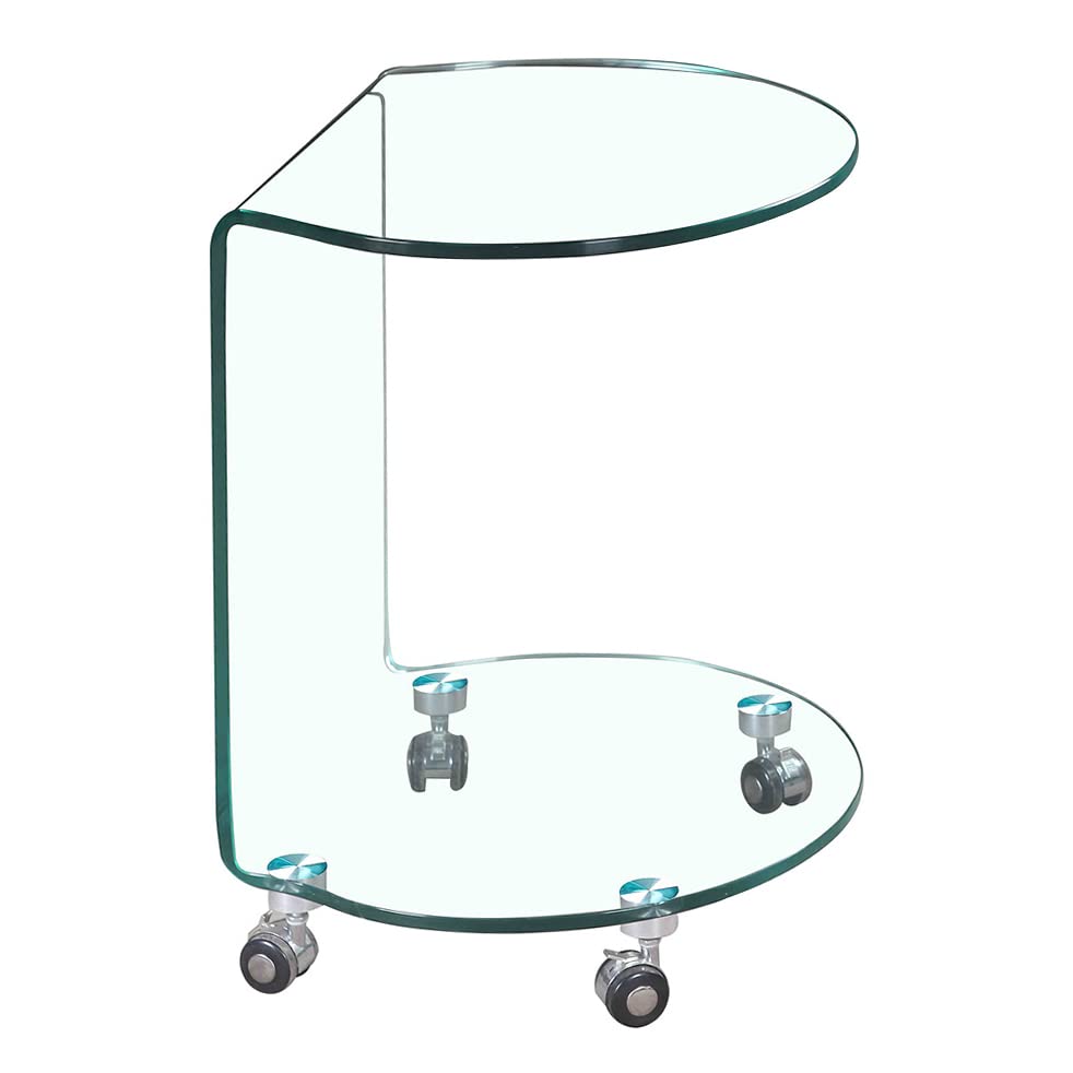 Donosura Mesa Auxiliar De Cristal Dorado, Mesa Auxiliar Redonda De Cristal Mesa De Cristal Pequena Mesas Decorativas Doradas Para Sala De Estar