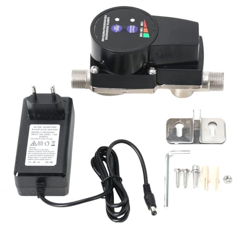 LALABU Automatische Wasserdruckerhöhungspumpe, DC24V Wasserdruck Erhöhen Pumpe,50/60/70W Druckerhöhungspumpe für Garten Haushalt Küchen Dusche,Max.Durchfluss:1.2/1.3/1.5 m³/h