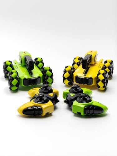FIPPYO Remote Controllers 2.4ghz Battle Tank Infrared Remote Control Car Toys Monster Control Shooting Tank Game Set - 2 Piece Set 3