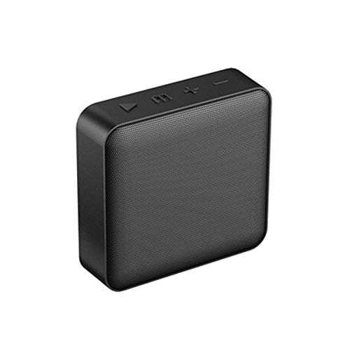VejiA Mini Altavoz Bluetooth inalámbrico de diseño Cuadrado Bulit-in 1200mAh Batería Pareado Soporte de Altavoz Tarjeta TF Salida AUX FM (Color: B) (C