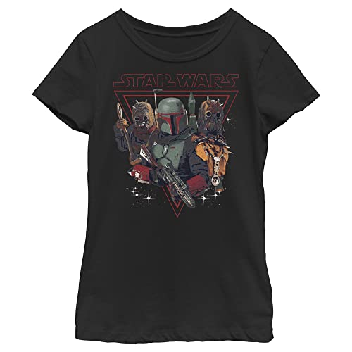 T-shirt Star Wars enfant imprimé chasseurs de primes noir XS