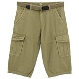 LERROS, Chap, Herren Kurze Jeans Shorts Bermudas Popeline Brown W 34