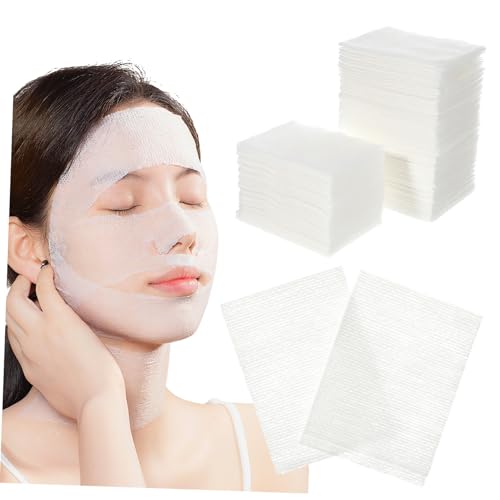 POPETPOP Discos Faciales de Algodón Elásticos 2 Paquetes 200 Unidades Suaves para Cuidado Facial Hidratante Uso en Belleza y Limpieza Diaria