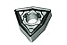 Walter Tools WNMG060412-MK5 WKK10S CVD Coated Solid Carbide Turning Insert, WKK10S Manufacturer Grade, 0.047" Nose Radius, MK5 Chip Breaker, 0.187" Thick (Pack of 10)
