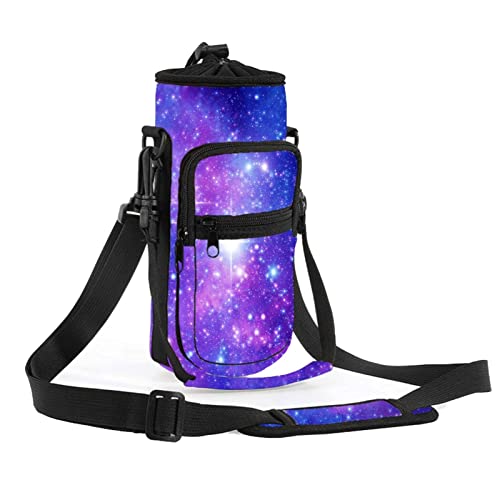 Bolso Térmica de Botella de Agua Portátil Bolsa con Correa de Hombro a Prueba de Caída, Funda Impermeable de Botella de Agua Protecdora para Viaje al Aire Libre Cover