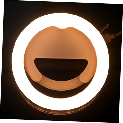 Angoily Portable Clip Ring Light for Phone Dimmable LED Selfie Light for Outdoor Photography Makeup and Video Recording Phone Light for Vlogging and Live Streaming