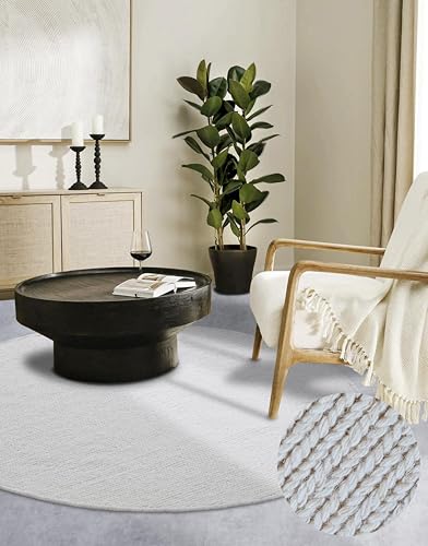 Villeroy & Boch Wollteppich Francois Rund - Natur...