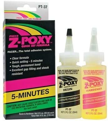 ZAP ADHESIVES PT37 Z-Poxy 5-Minute 4 oz PAAR2206
