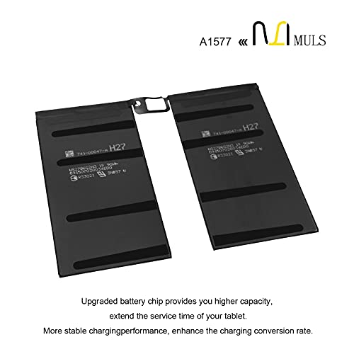 image for MULS A1577 Tablet Battery for Apple iPad Pro 12.9” 1st Gen Wi-Fi/Cel