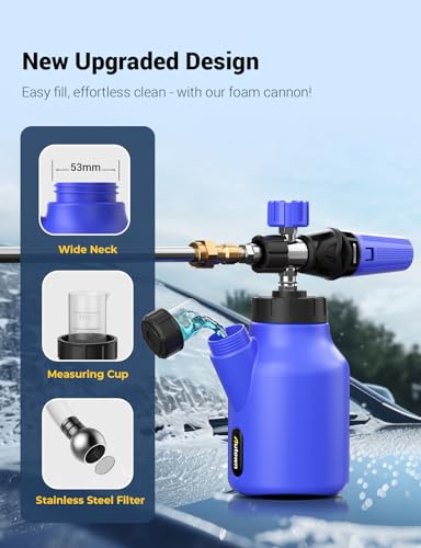 Autown FC34B Foam Cannon, Heavy Duty Car Wash Foam Cannon thumb #2
