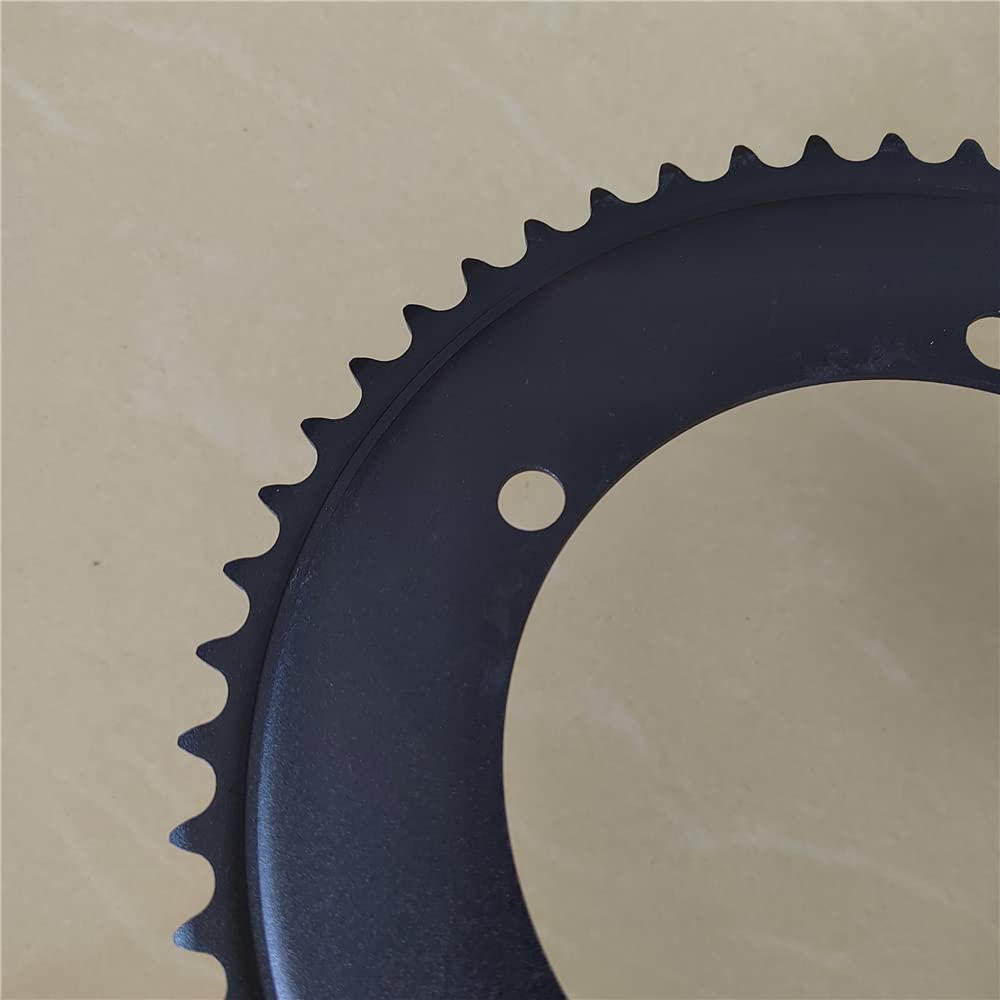 Platos para Bicicletas 1 Uds. Plato de Bicicleta de piñón Fijo 130BCD Anillo de Cadena de Marcha única Rueda de Cadena de Bicicleta de Pista 44T 46T 48T 50T