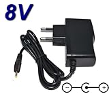 Longitud del cable: 110 cm TOP CHARGEUR * Adaptador Alimentación Cargador Corriente 8V Reemplazo Recambio Auriculares Inalámbricos Philips SHC8535/10