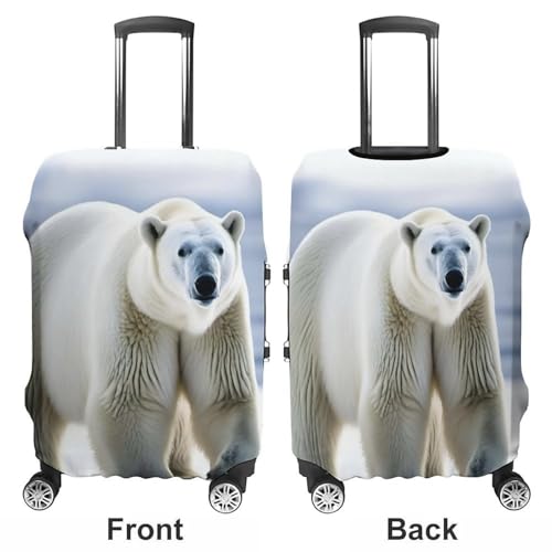 Housse de bagage anti-poussière Polar Bear L finie la valise rayée en soute