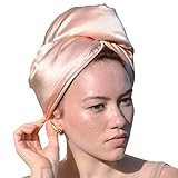Pure Silk Hair Towel | Silk Towel for Hair Satin Hair Towel Silk Hair Wrap Curly Hair Towel Plopping