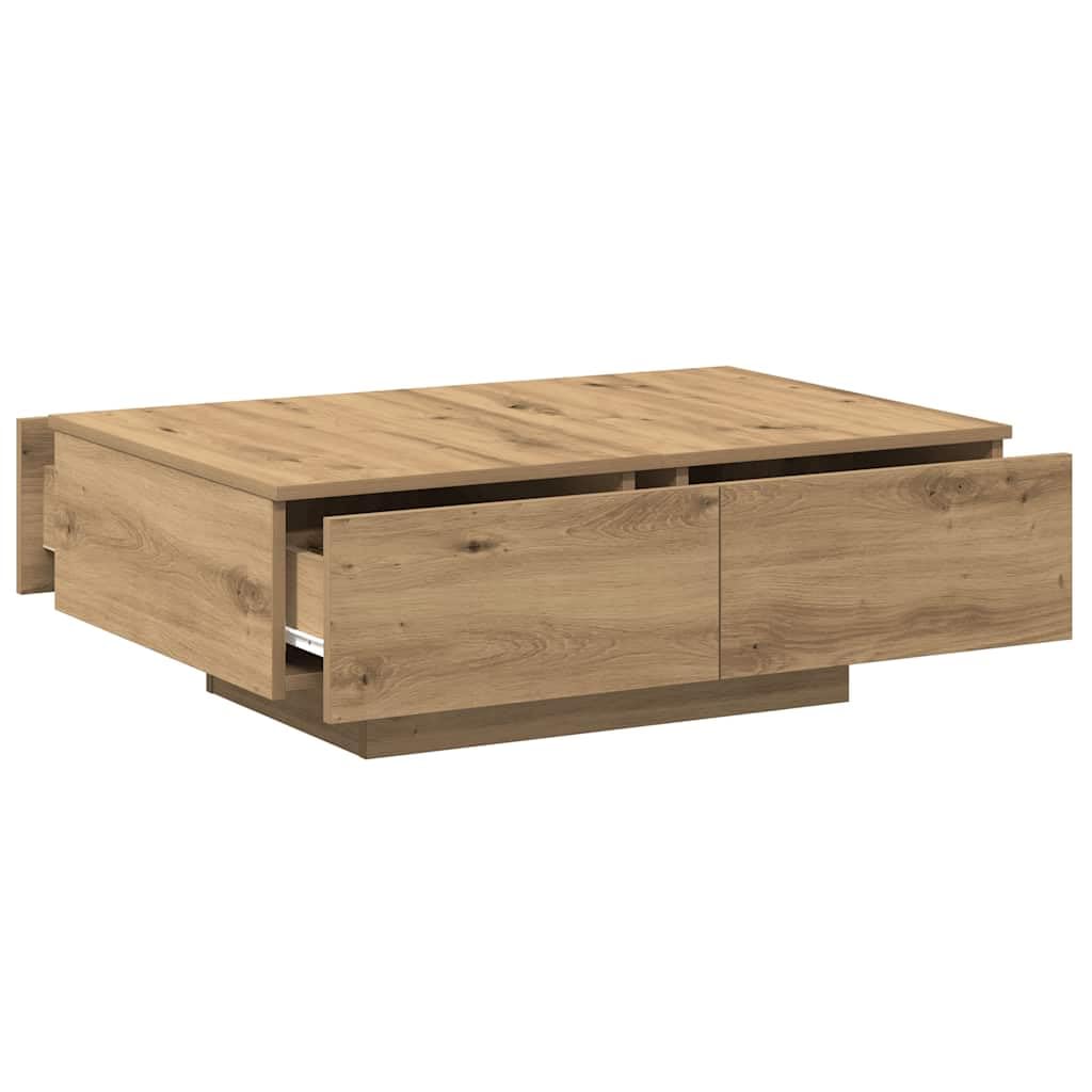 Genérico Mesa de Centro Madera de ingeniería Roble Artisan 90x60x31 cm,Mobiliario,Mesas,Mesas Decorativas,Mesas de centro-856571