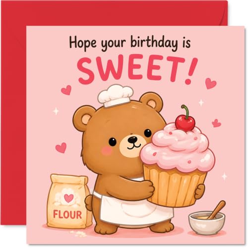 Carte Anniversaire Mignonne Pleine de Joie