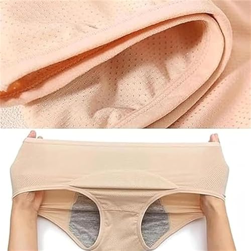 Pelvic Floor Support Underwear, High-waisted Hygroscopic Protective Panties for Over 60 with Incontinence Washable4