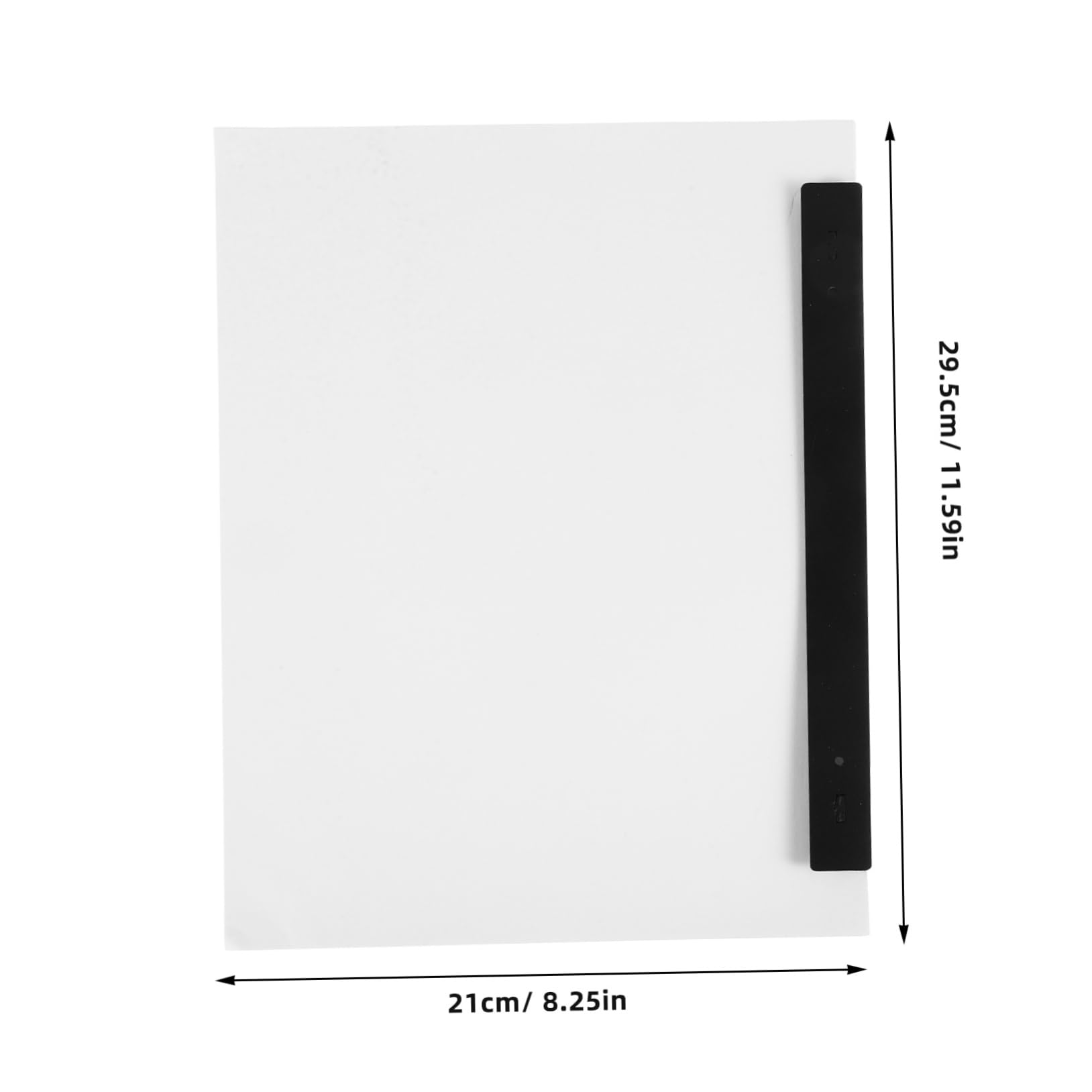 3-loch Zeichenpapier für Comics, Weißes Papier, 200 Blatt | Positionierungslineal Enthalten, für Zeichnungen und Künstlerische Arbeiten, A4-format, für Animatoren und Künstler